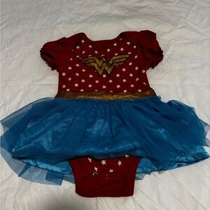 DC Comics Wonder Woman Kids Costume - Red, Blue, and Gold